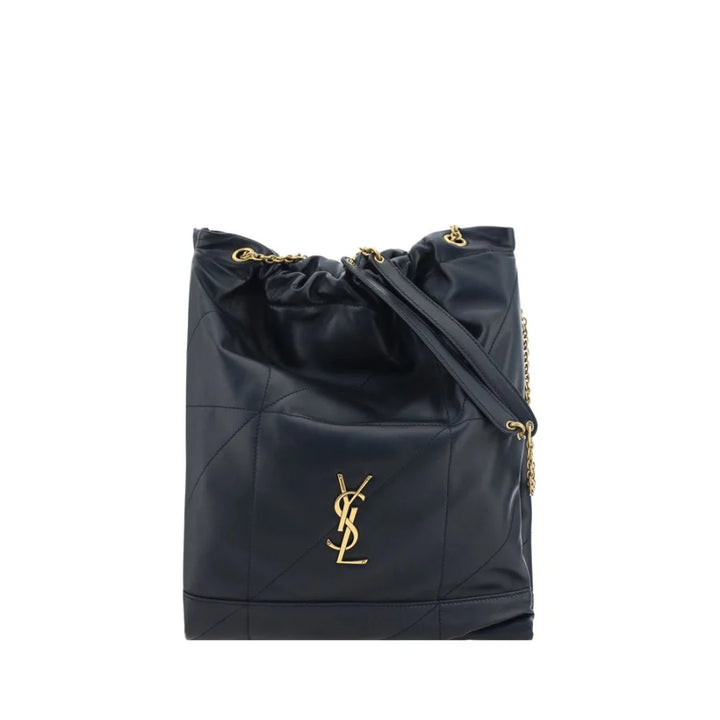 Saint Laurent Black Lamb Ovis Aries Shoulder Bag