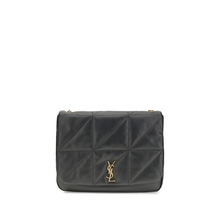 Saint Laurent Black Lamb Ovis Aries Shoulder Bag