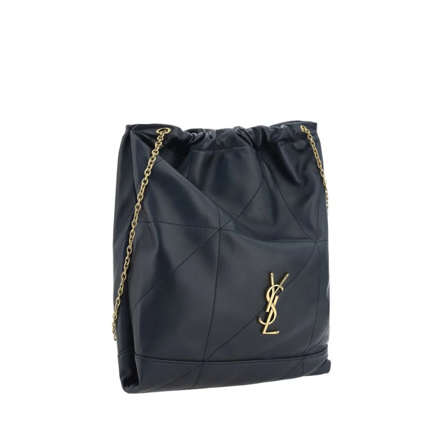Saint Laurent Black Lamb Ovis Aries Shoulder Bag