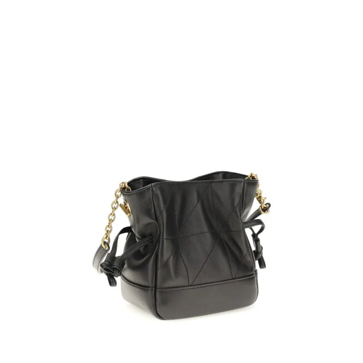 Saint Laurent Black Lamb Ovis Aries Shoulder Bag