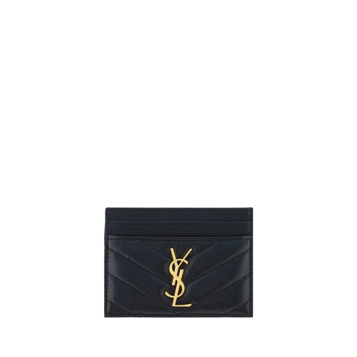 Saint Laurent Black Lamb Ovis Aries Wallet