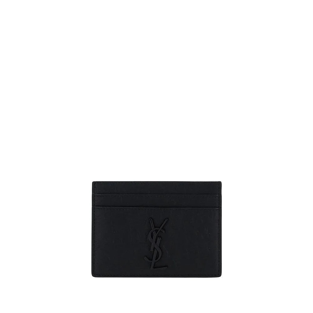 Saint Laurent Black Lamb Ovis Aries Wallet