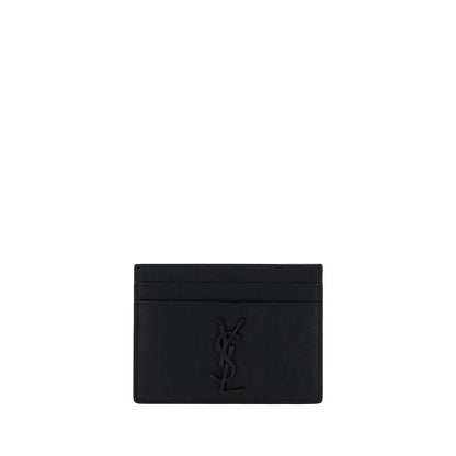 Saint Laurent Black Lamb Ovis Aries Wallet