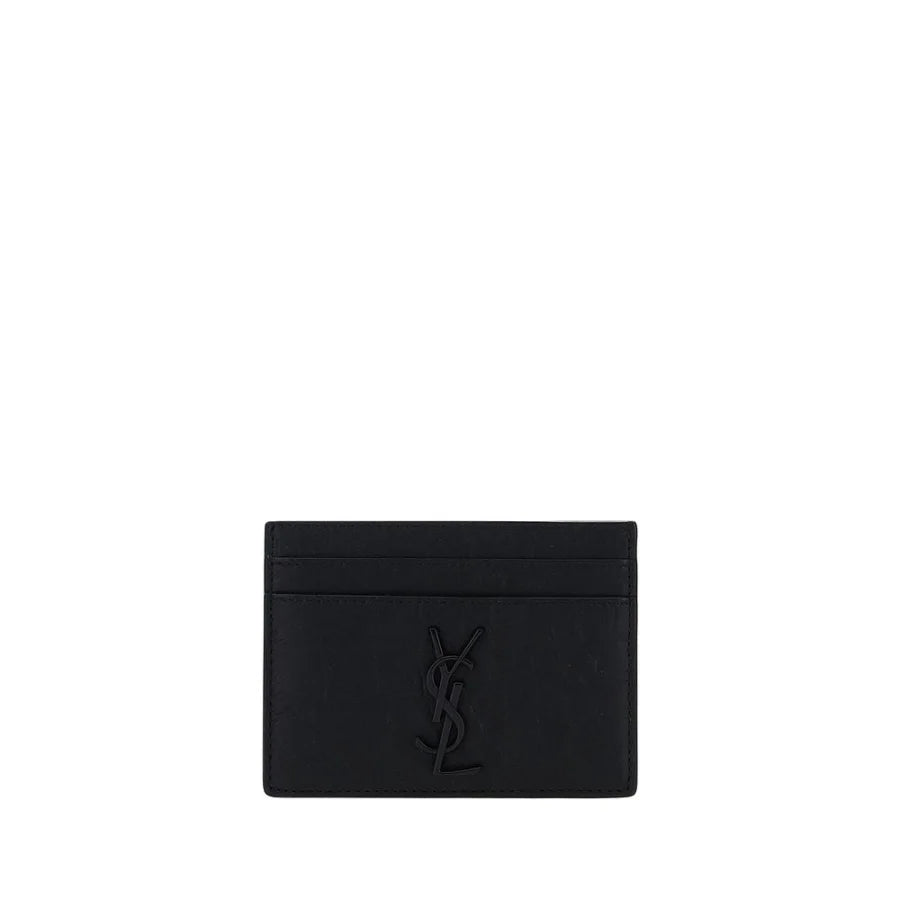 Saint Laurent Black Lamb Ovis Aries Wallet