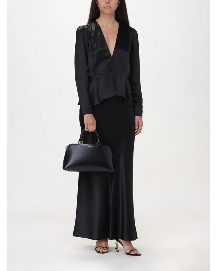 Saint Laurent Black Leather Handbag