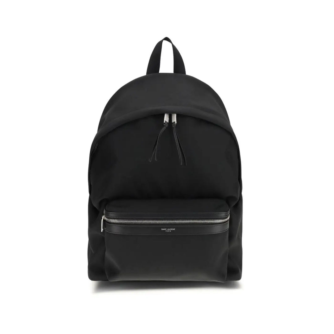 Saint Laurent Black Nylon Backpack
