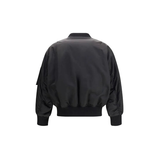 Saint Laurent Black Polyamide Bomber