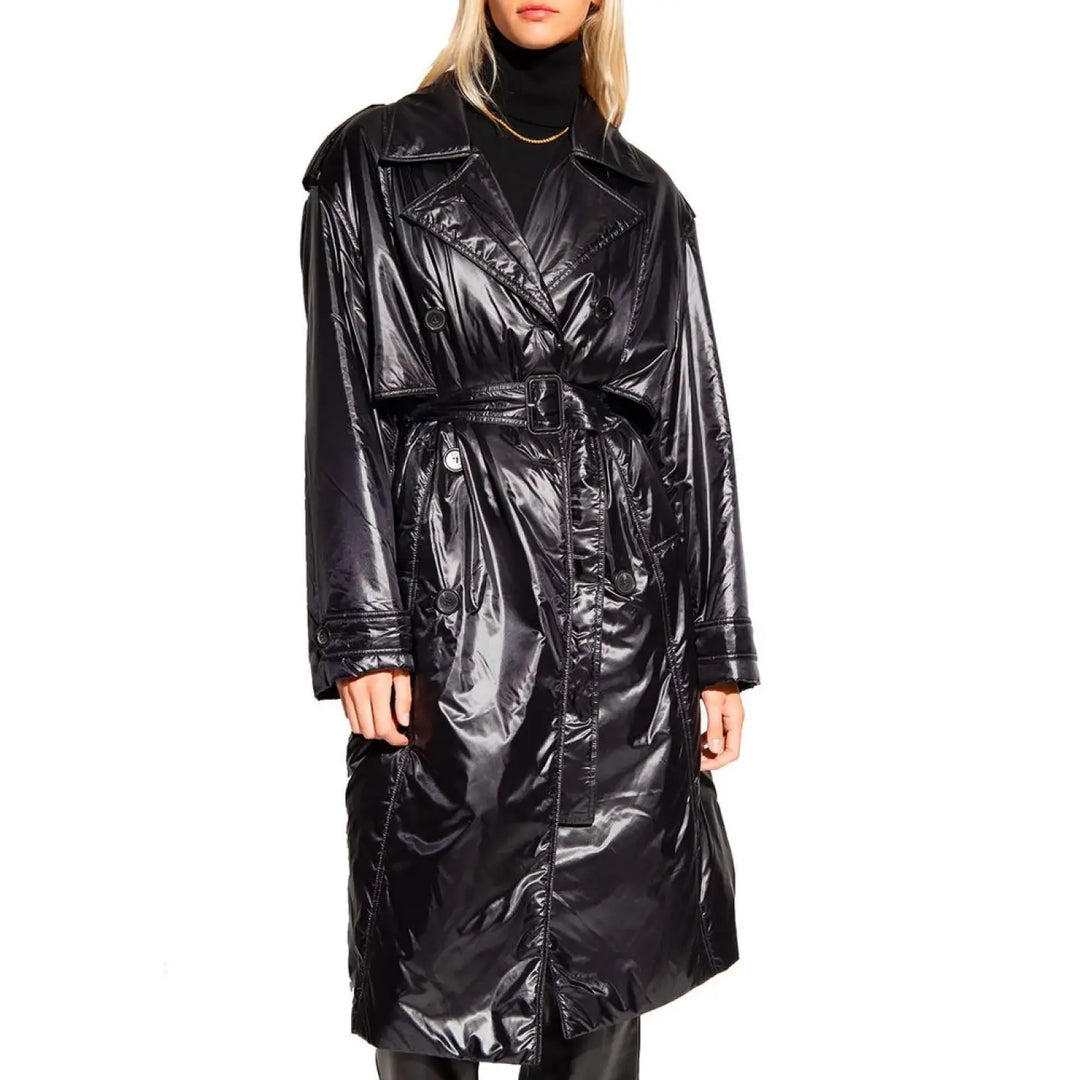 Saint Laurent Black Polyamide Coat