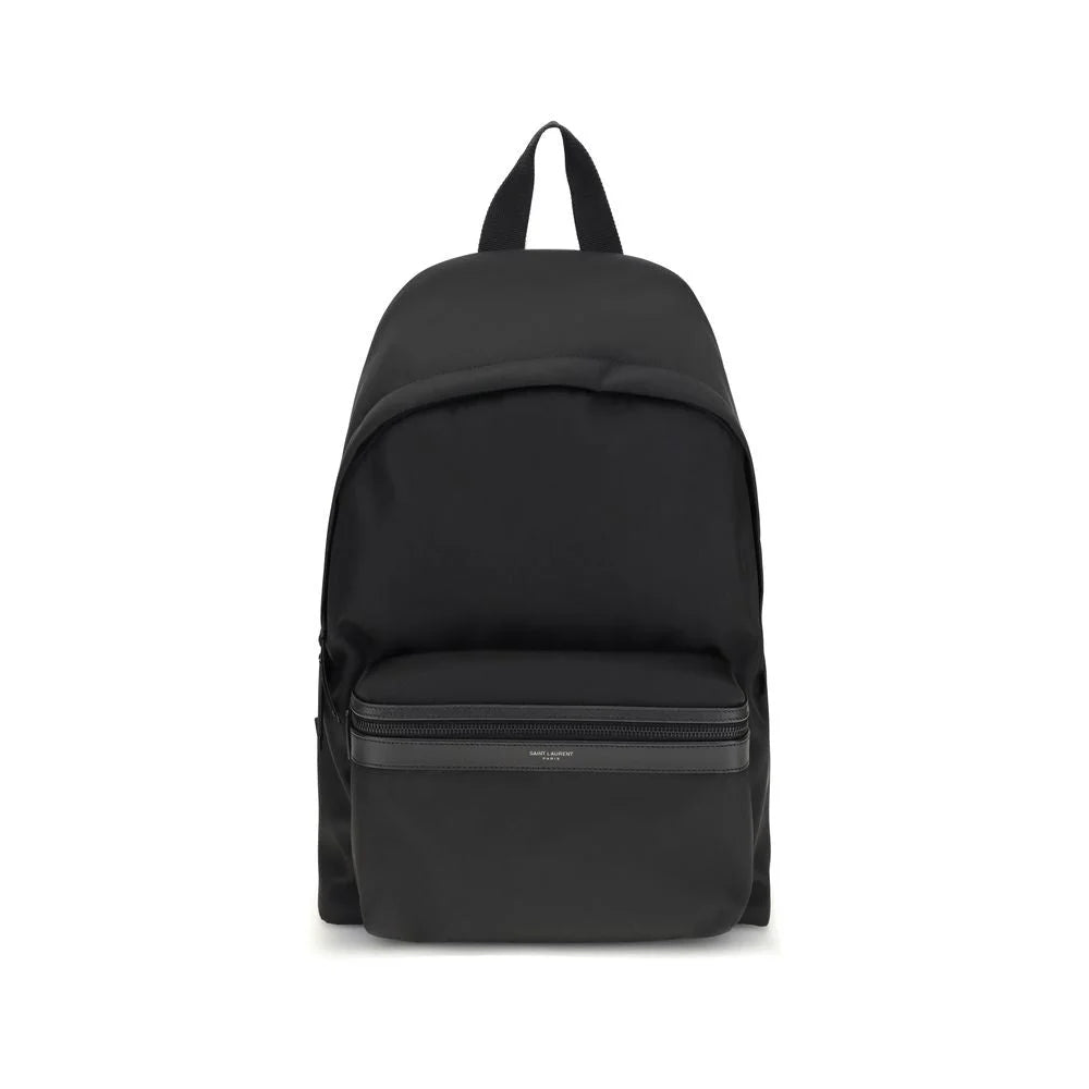 Saint Laurent Black Recycled Polyamide Backpack