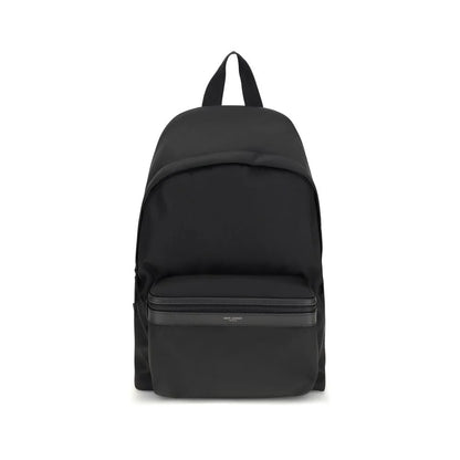 Saint Laurent Black Recycled Polyamide Backpack