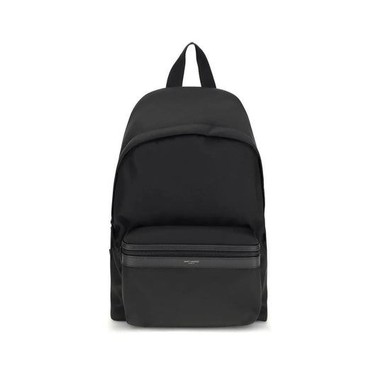 Saint Laurent Black Recycled Polyamide Backpack