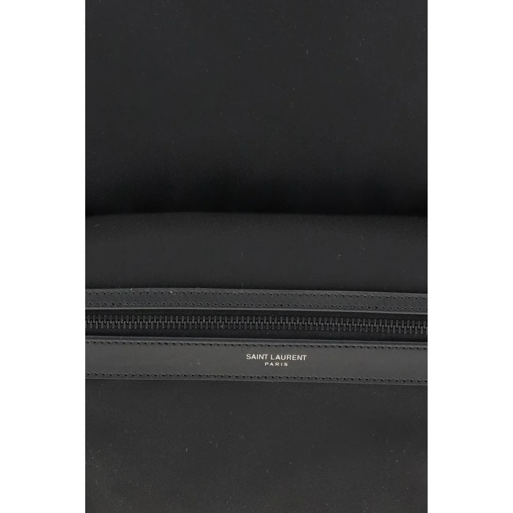 Saint Laurent Black Recycled Polyamide Backpack