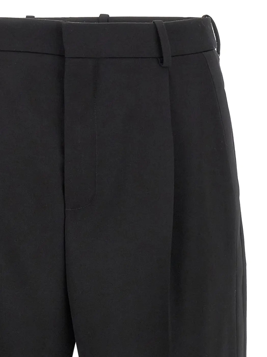 Saint Laurent Black Wool Dress Pants