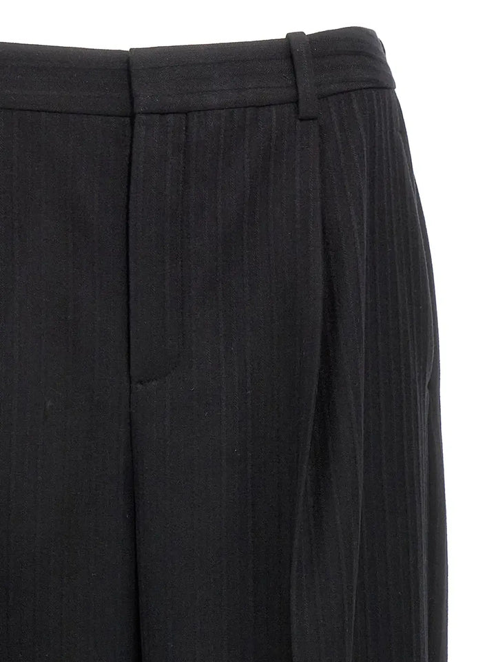 Saint Laurent Black Wool Dress Pants