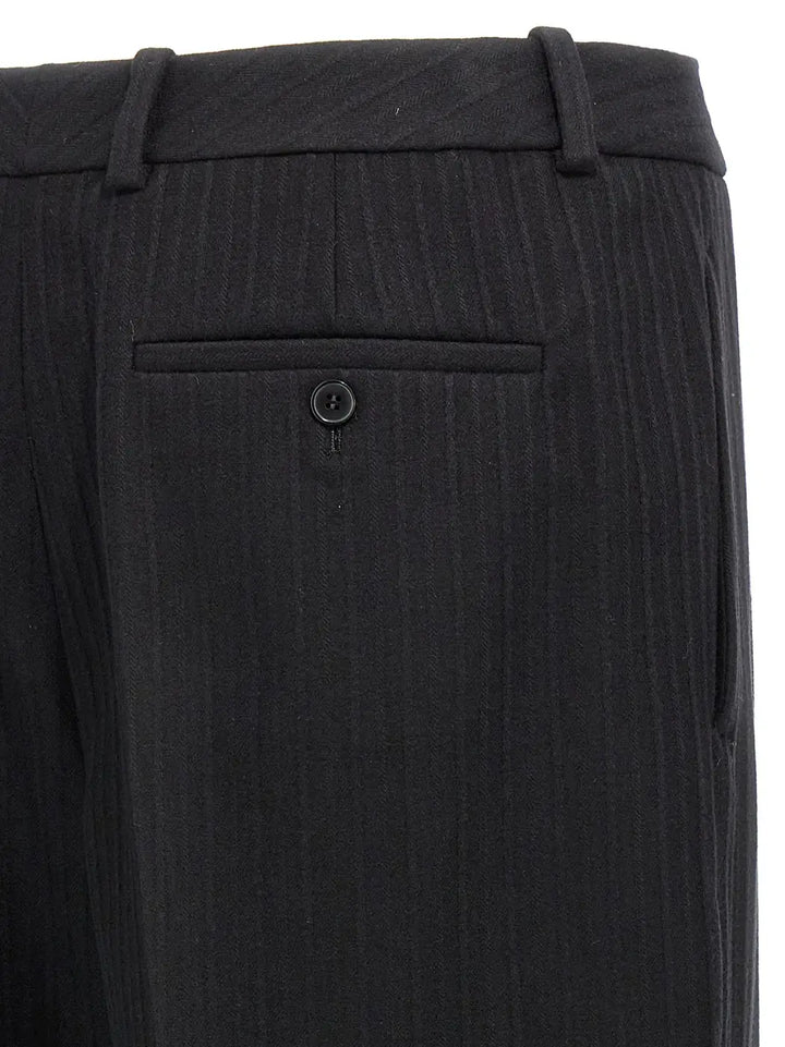 Saint Laurent Black Wool Dress Pants