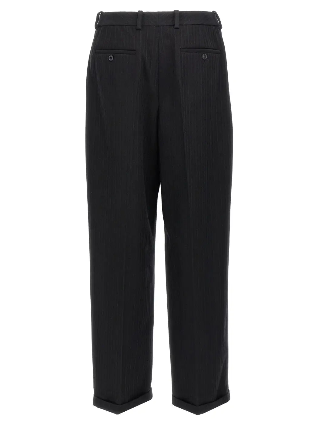 Saint Laurent Black Wool Dress Pants