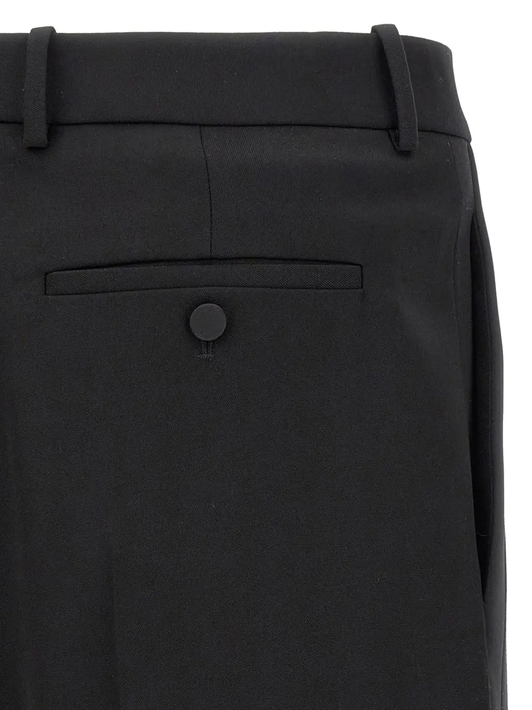 Saint Laurent Black Wool Dress Pants