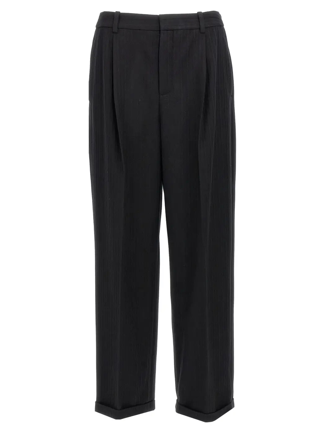 Saint Laurent Black Wool Dress Pants