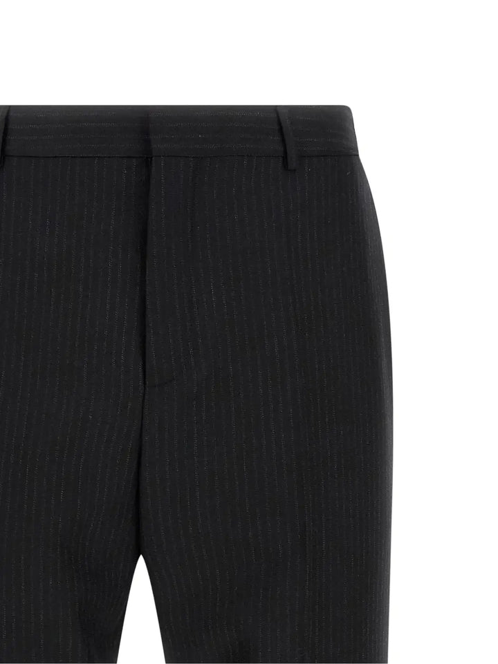 Saint Laurent Black Wool Dress Pants