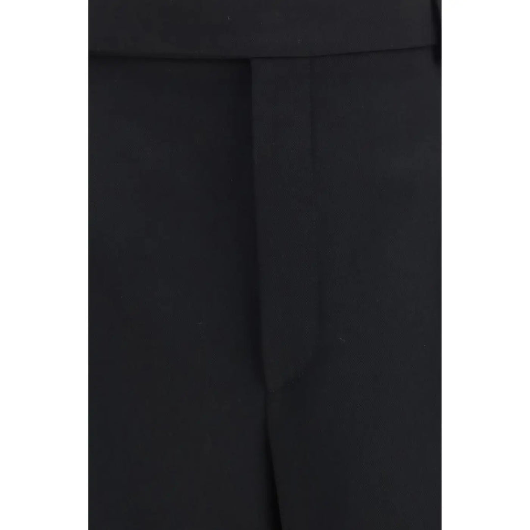 Saint Laurent Black Wool Oves Aries Dress Pants