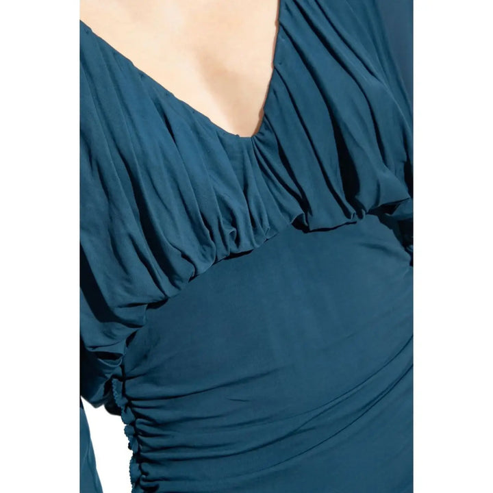 Saint Laurent Blue Copper Casual Dress