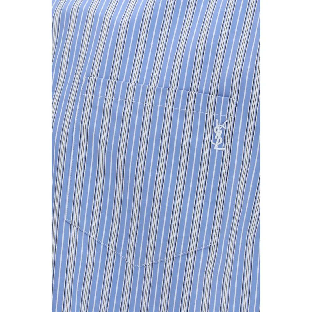 Saint Laurent Blue Cotton Shirt