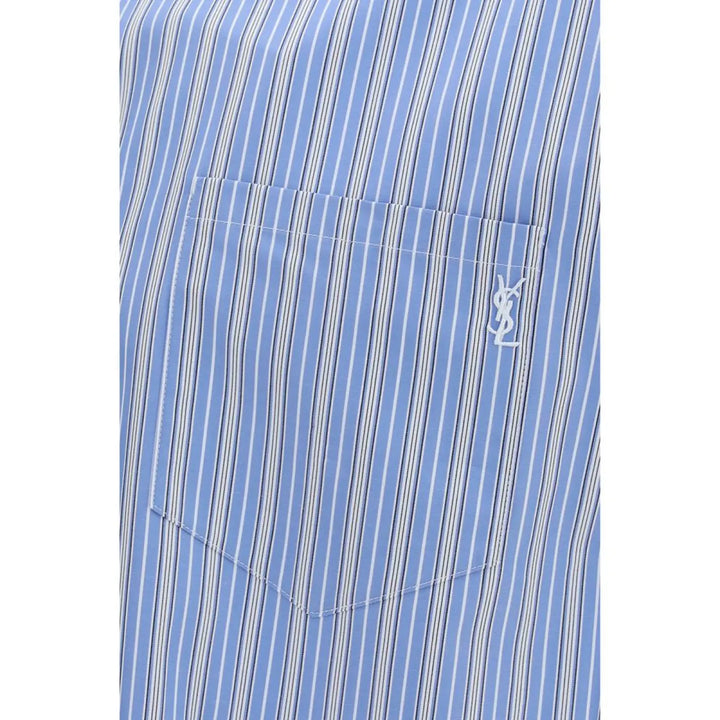 Saint Laurent Blue Cotton Shirt