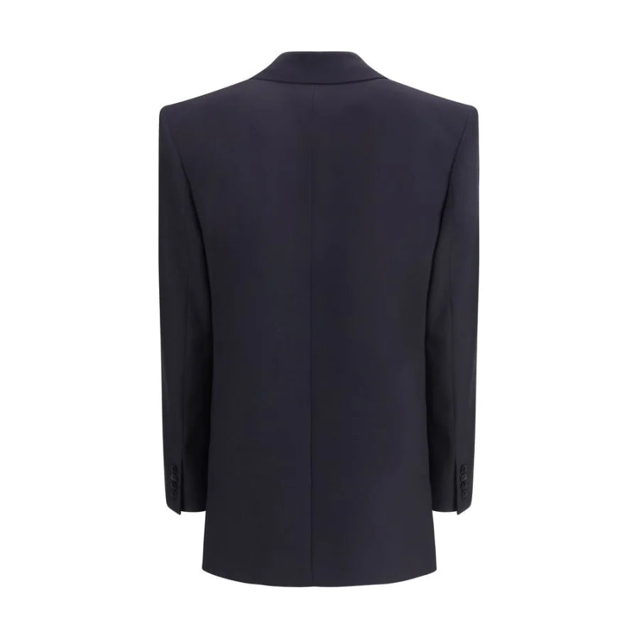Saint Laurent Blue Wool Coat