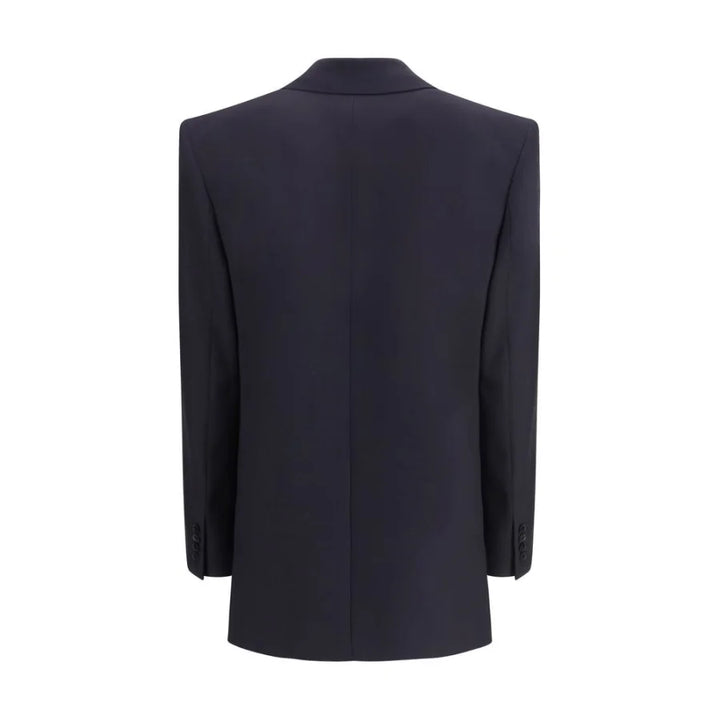 Saint Laurent Blue Wool Coat