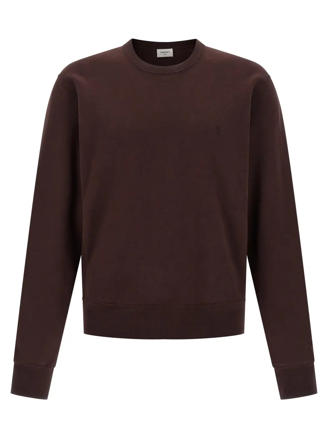 Saint Laurent Bordeaux Cotton Sweatshirt