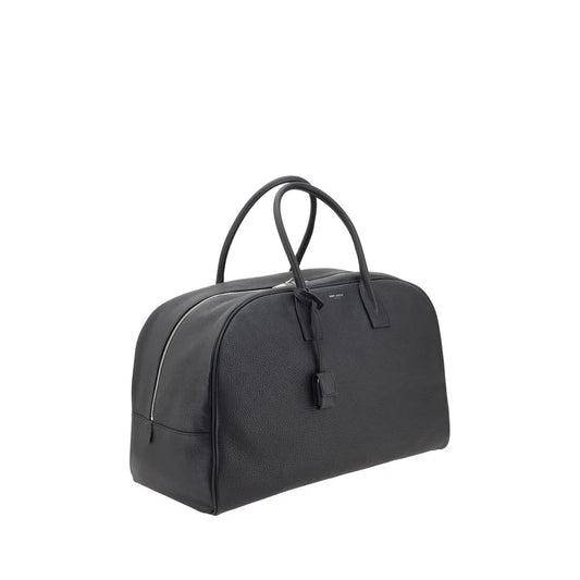 Saint Laurent Bowling Travel Bag Elegant Grained Leather Accessory