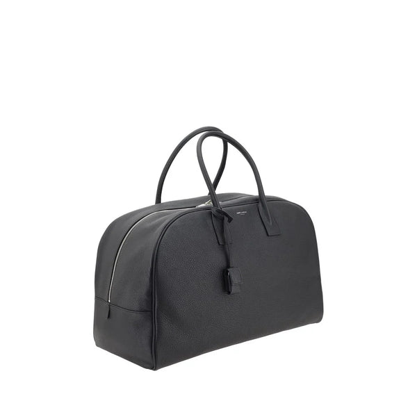 Saint Laurent Bowling Travel Bag Elegant Grained Leather Accessory