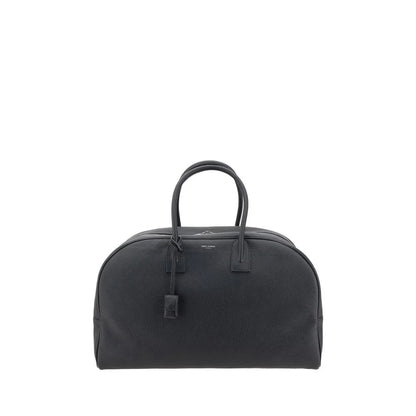 Saint Laurent Bowling Travel Bag Elegant Grained Leather Accessory