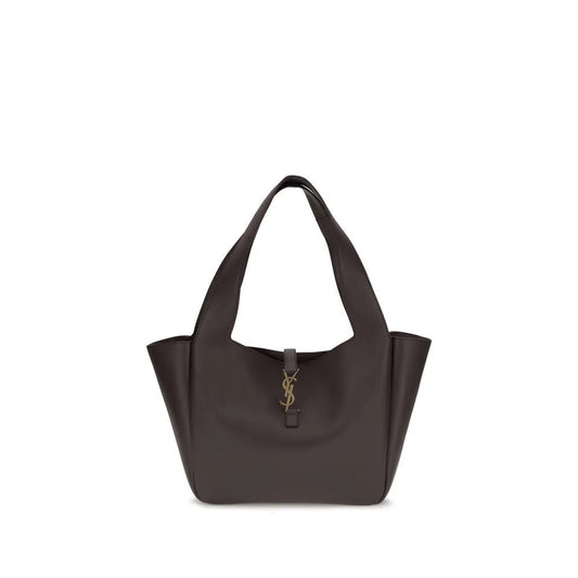 Saint Laurent Brown Lamb Ovis Aries Shoulder Bag