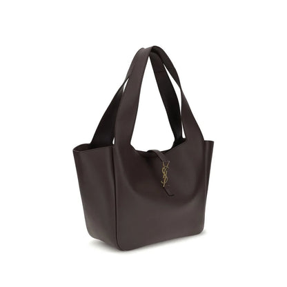 Saint Laurent Brown Lamb Ovis Aries Shoulder Bag