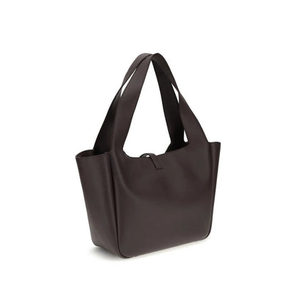 Saint Laurent Brown Lamb Ovis Aries Shoulder Bag