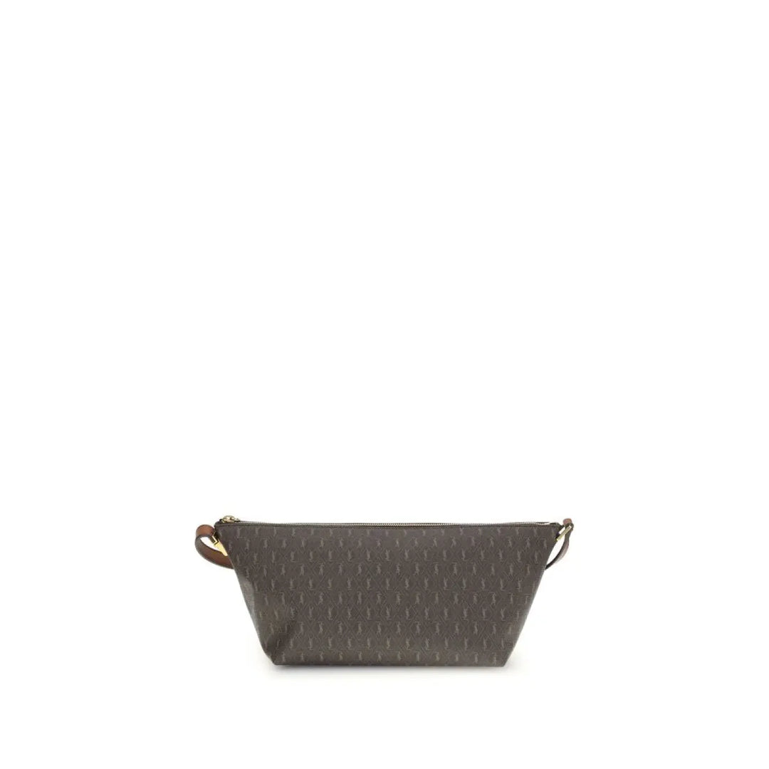 Saint Laurent Brown Leather Shoulder Bag