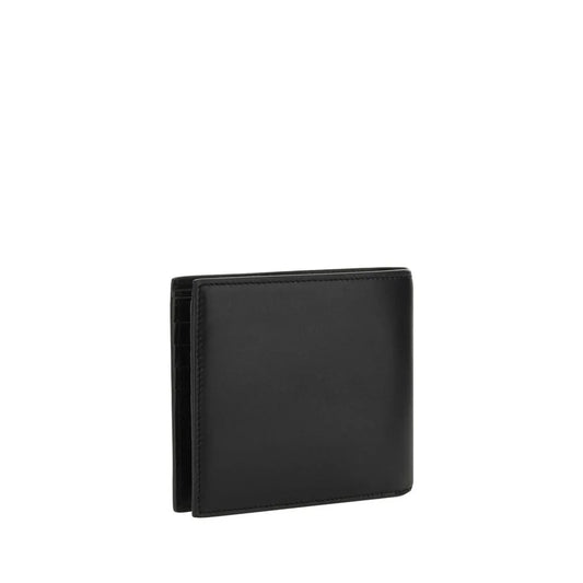 Saint Laurent Calf Leather Billfold with Iconic Brand Monogram Printed