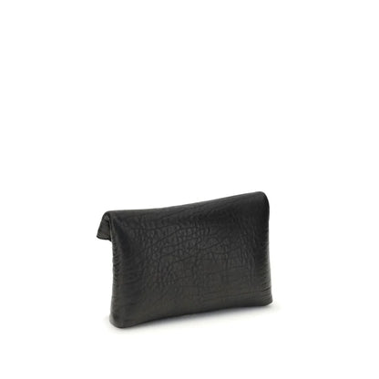 Saint Laurent Cassandre Chain Clutch Bag in Soft Lambskin