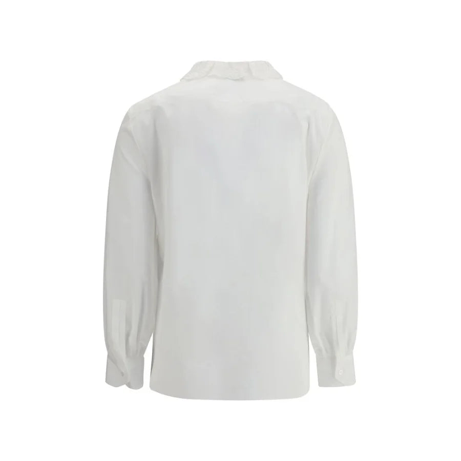 Saint Laurent White Cotton Dress Shirt