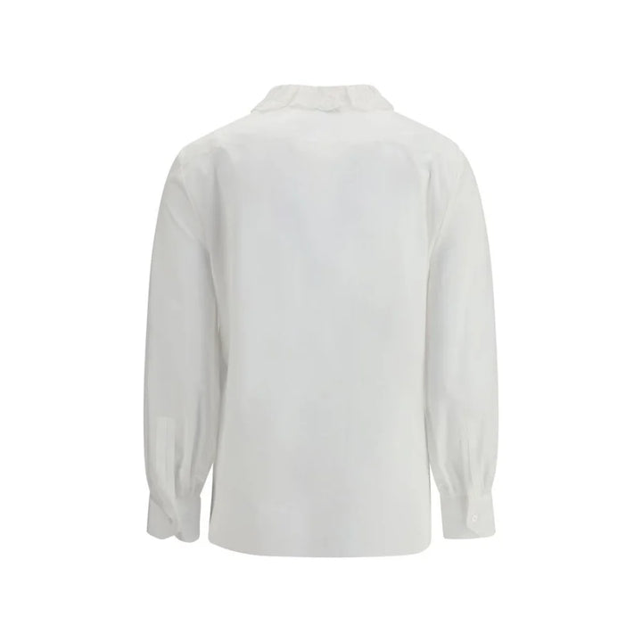 Saint Laurent White Cotton Dress Shirt