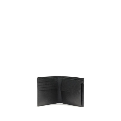 Saint Laurent’s Black Leather Wallet Fold Design Calf Elegance Laurent