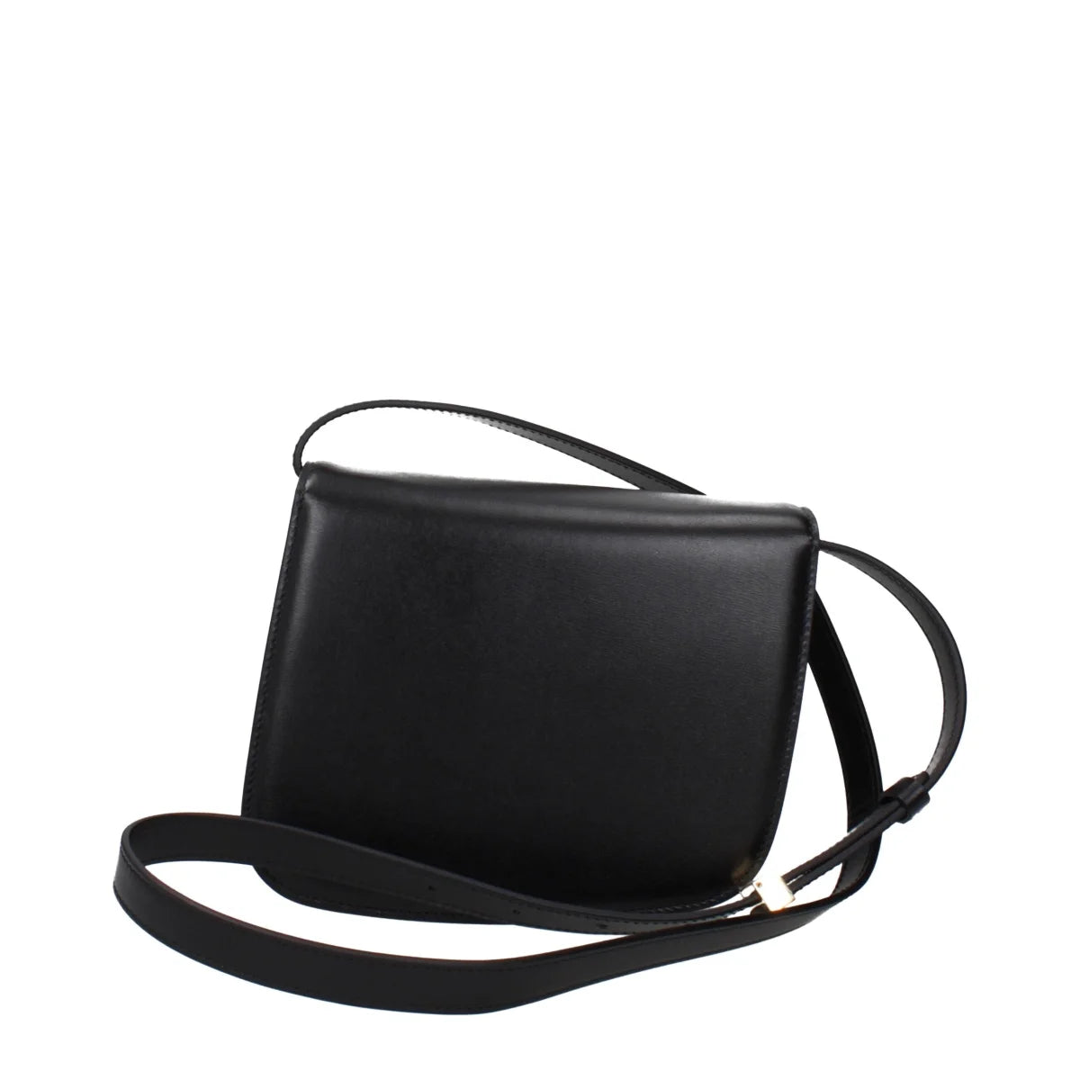 Salvatore Ferragamo Black Leather Crossbody Bag