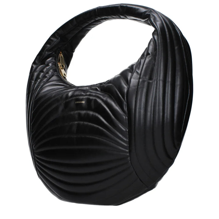 Salvatore Ferragamo Black Leather Handbag
