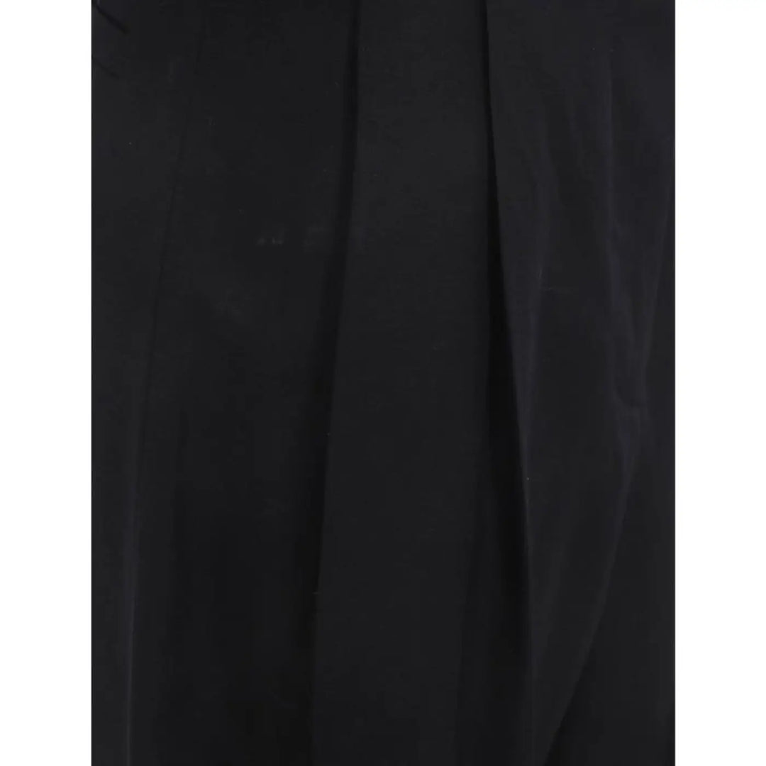 Salvatore Ferragamo Black Silk Casual Pants