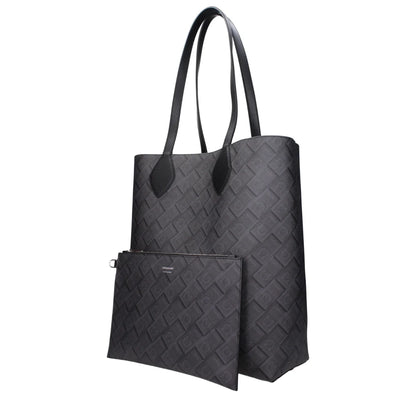 Salvatore Ferragamo Code F84671 Leather Black Shoulder Bag