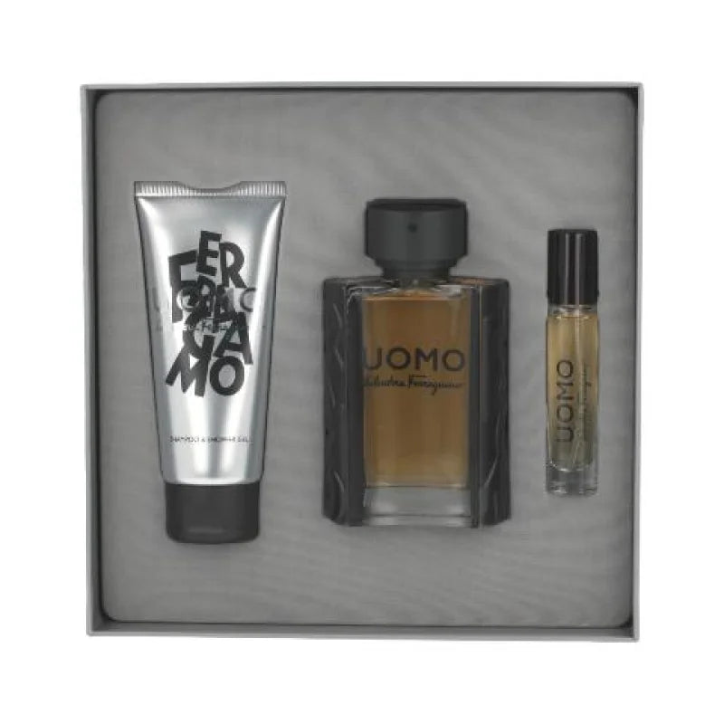 Sensual Salvatore Ferragamo Uomo Toilette Spray Gift Set Men’s Sets