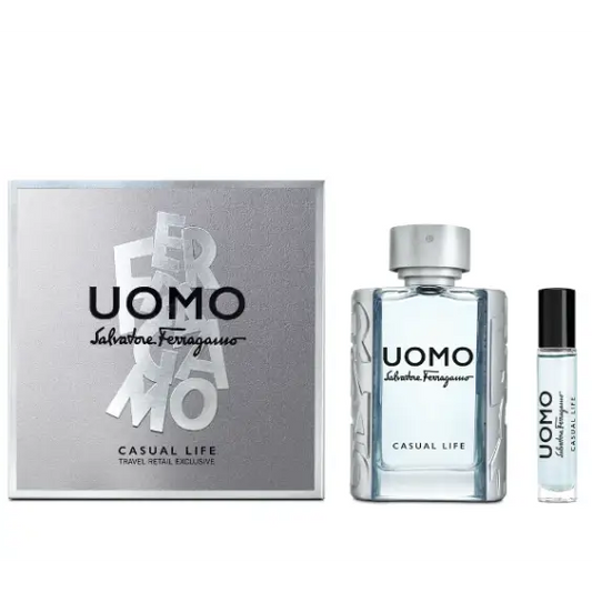 Energize Your Senses with Salvatore Ferragamo Uomo Casual Life Cologne Men’s Gift Sets