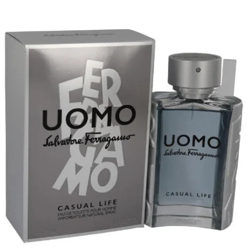 Salvatore Ferragamo Men’s Cologne - Uomo Casual Life Eau De Toilette