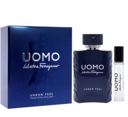 Salvatore Ferragamo Uomo Urban Feel Vivacious Bergamot Sage Fusion Women’s Gift Sets